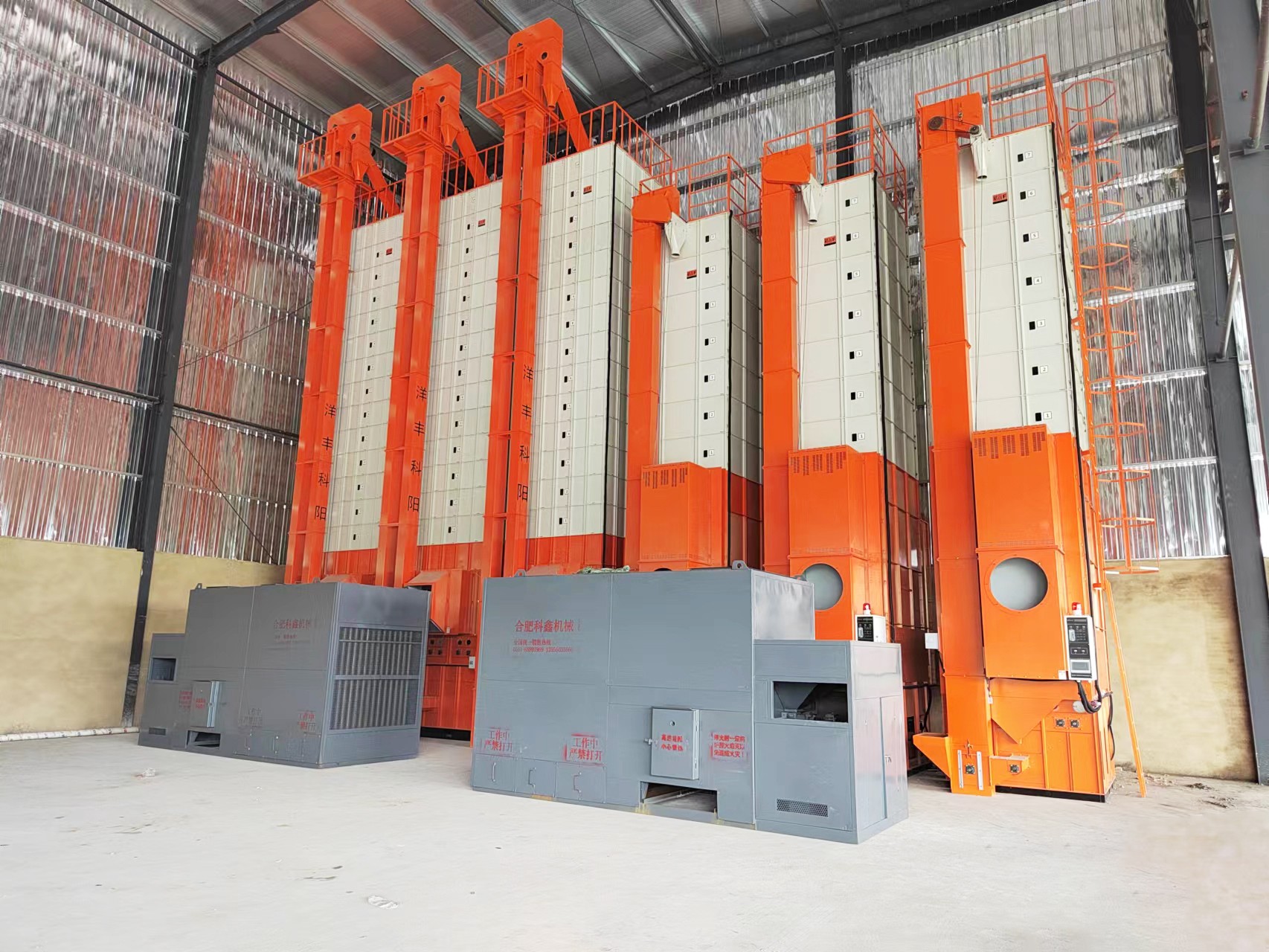 湖北省（shěng）天門穀物（wù）烘（hōng）幹示範中心