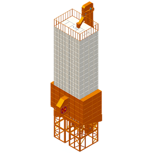 5HH-40批次循環（huán）式穀物幹（gàn）燥機